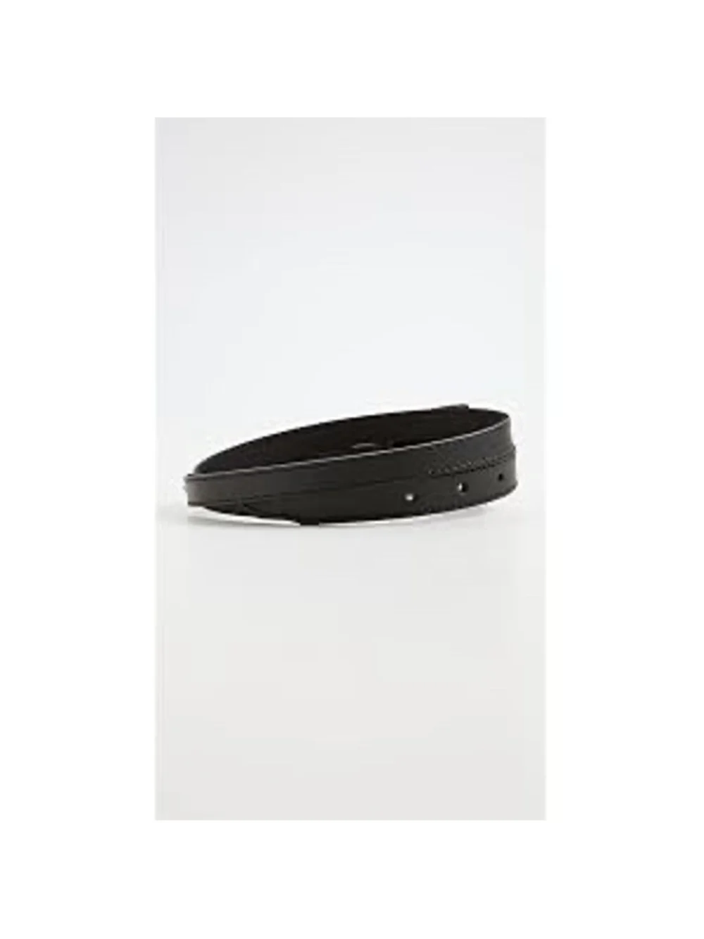 NWT Madewell Women's Leather Western Belt, True Black, XS